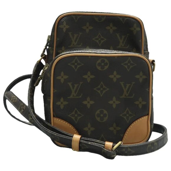 Louis Vuitton Amazon Brown Monogram Canvas Shoulder Bag 760-060525 - Picture 1 of 12